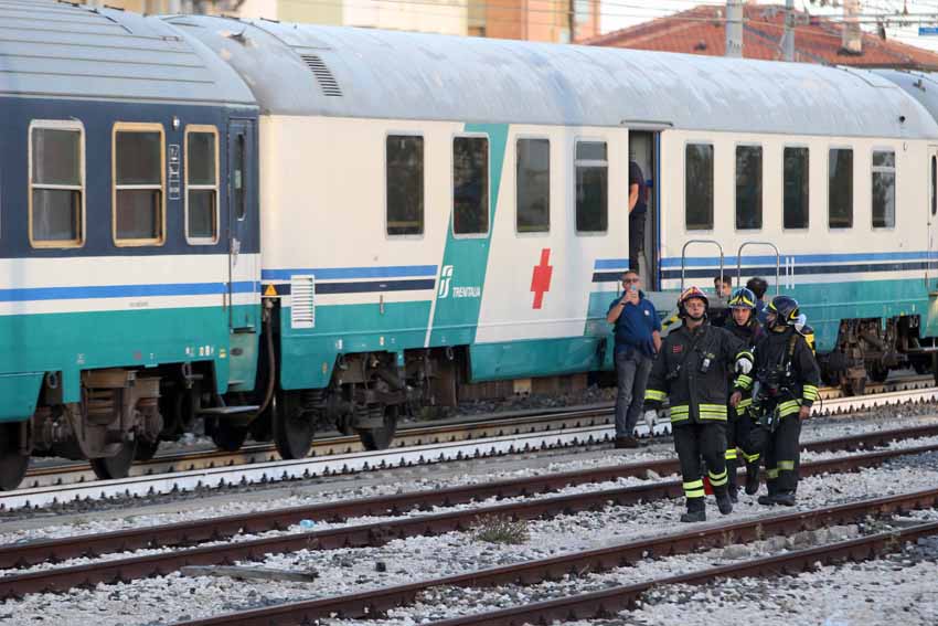 Incendio su un treno: a Senigallia una imponente esercitazione della Protezione civile marchigiana